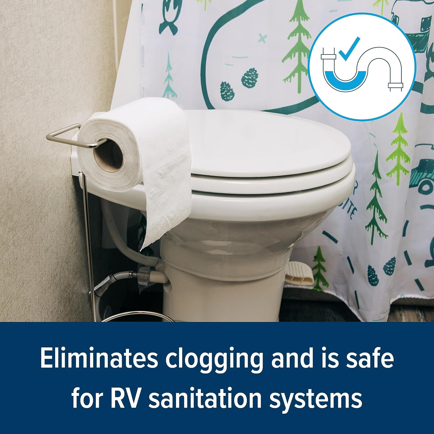 Camper/Rv Toilet Paper – Sewer-Safe, Septic-Safe & Biodegradable – Designed for