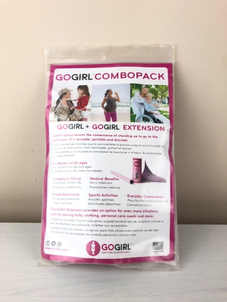 GoGirl ComboPack – GoGirl + Entension – Female Unination Device – Pink – New
