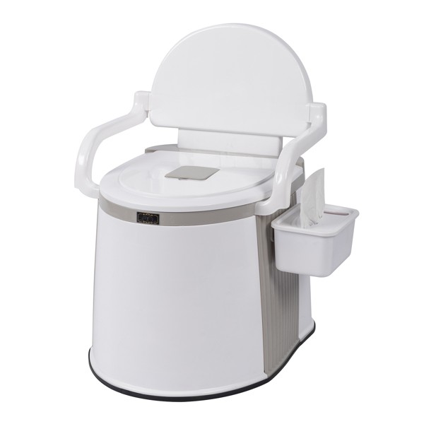 Mobile Travel Toilet Indoor Outdoor Camping Portable Toilet With Tissue Holder