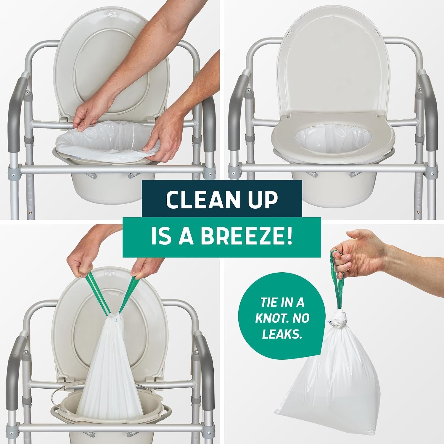 Environment Friendly Commode Liners – 250 Universal Fit Bags