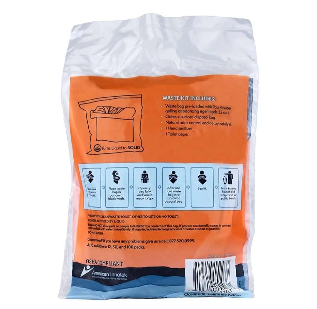 Cleanwaste The Original WAG BAG – 49 Bags ( GREAT VALUE ) !!!!