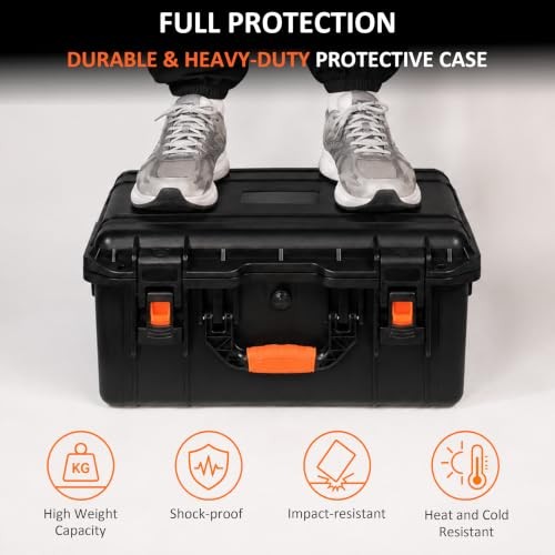 Portable Waterproof Starlink Mini Case with DIY Cutting Foam