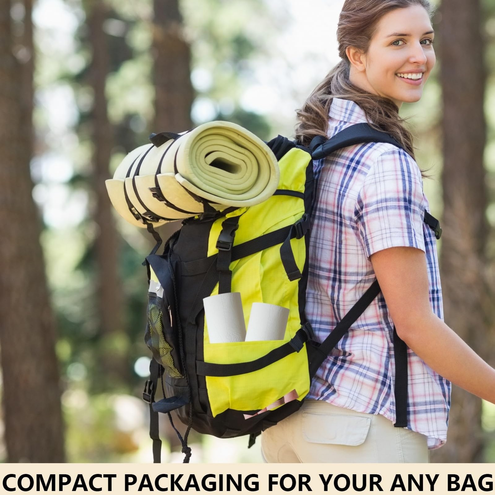Portable Camping Toilet Paper – Travel Tissue for RV & Outdoors, Compact Pack