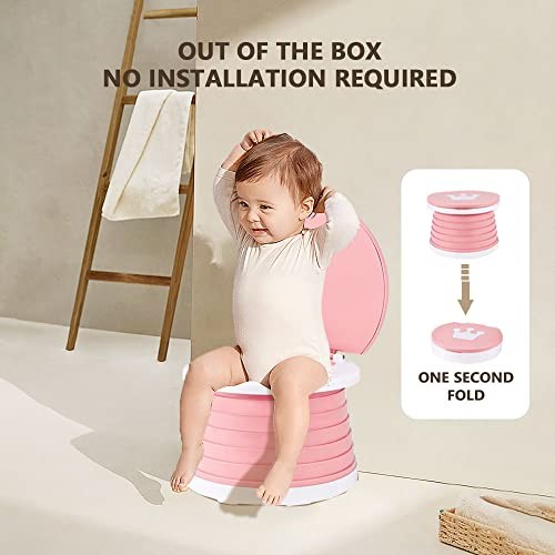 portable, foldable potty seat for toddler, Training Toilet Seat Small Pink