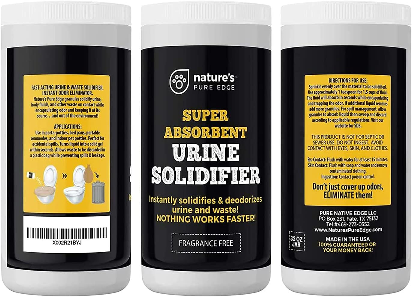 Portable Toilet Chemicals. Super Absorbent Urine Absorber Powder. Porta Gel Port