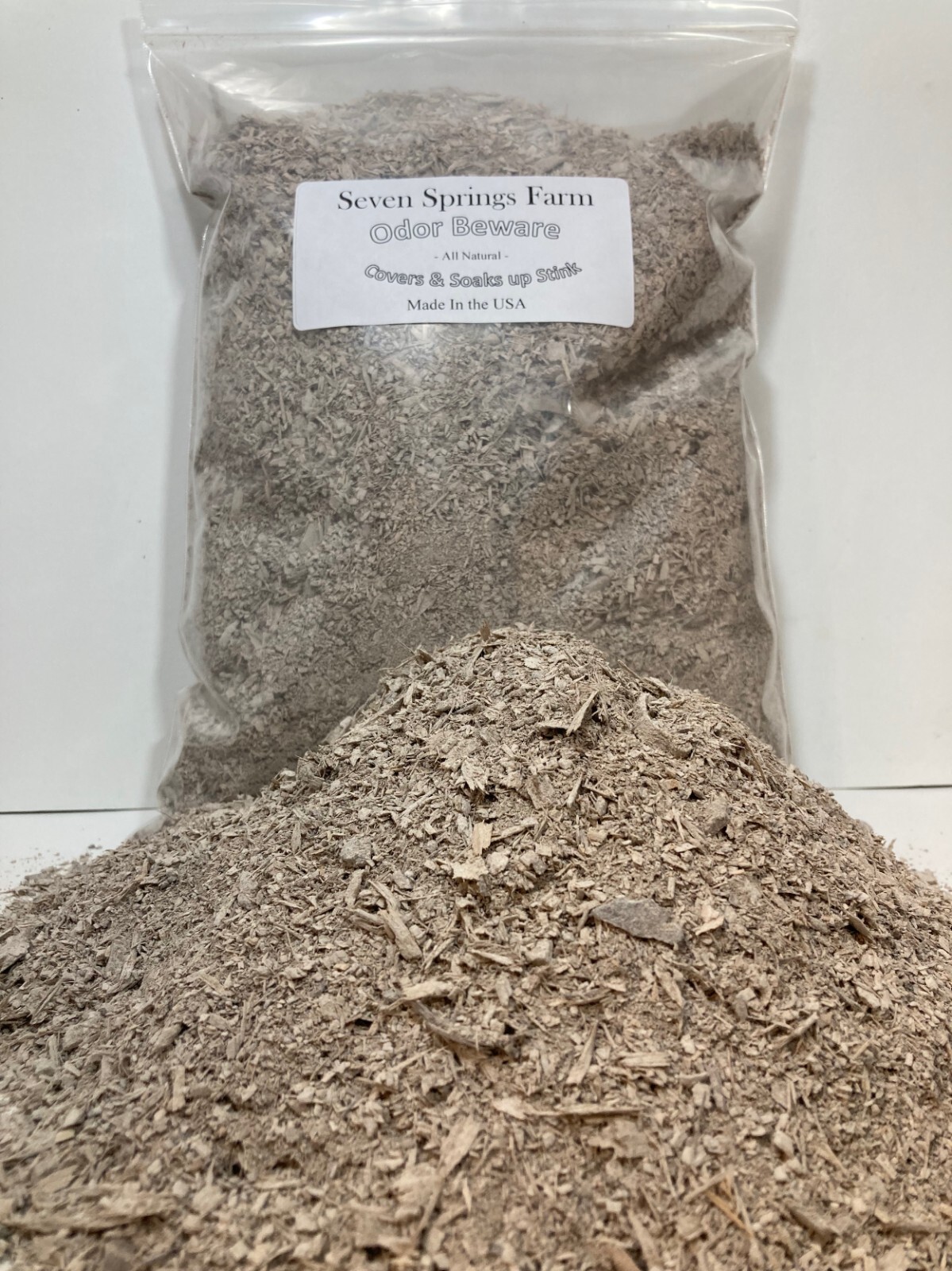All Natural Compost Toilet Odor Neutralizer Cover Material Soaks Liquids, Gases