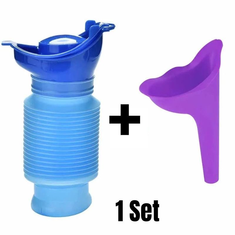Portable Urinal For Male Female Travel Camping Toilet Pee Bottle Emergency Kit
