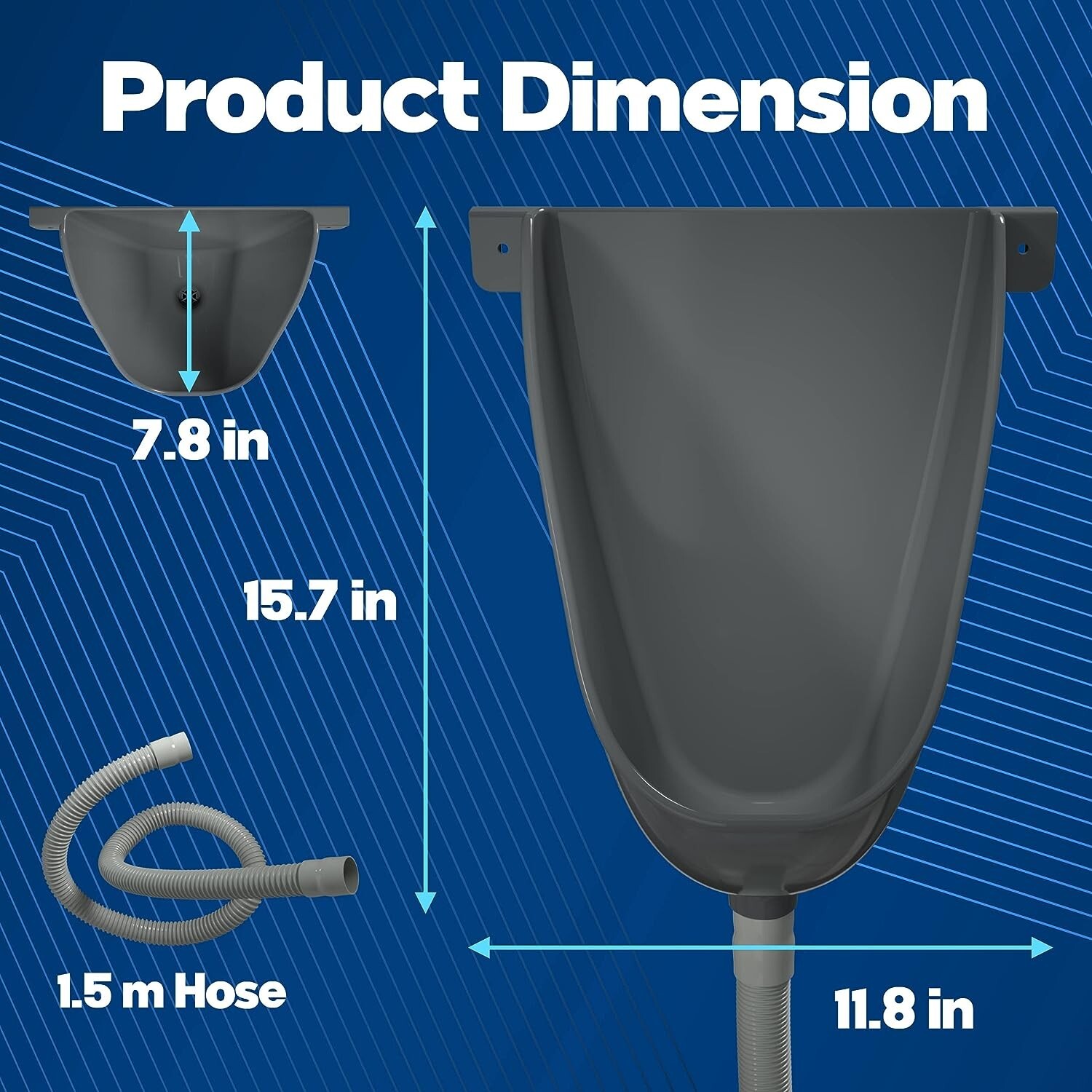Waterless Urinal with Hose – Outside Urinal, Outdoor Plastic Urinals, Outdoor…