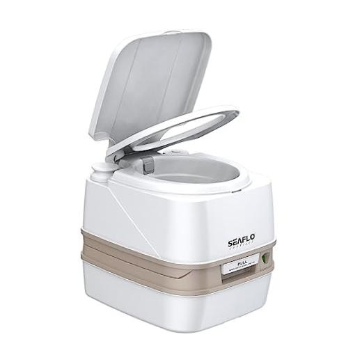 12L Premium Portable Travel Toilet – 3.2 Gallon Waste Tank, 2.6 Gallon Fresh