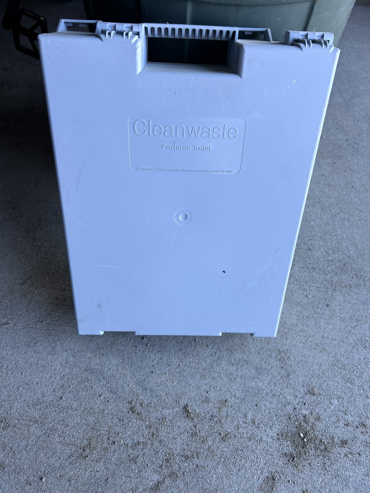 Clean Waste Portable Toilet with Bags for Camping Never Used No Box