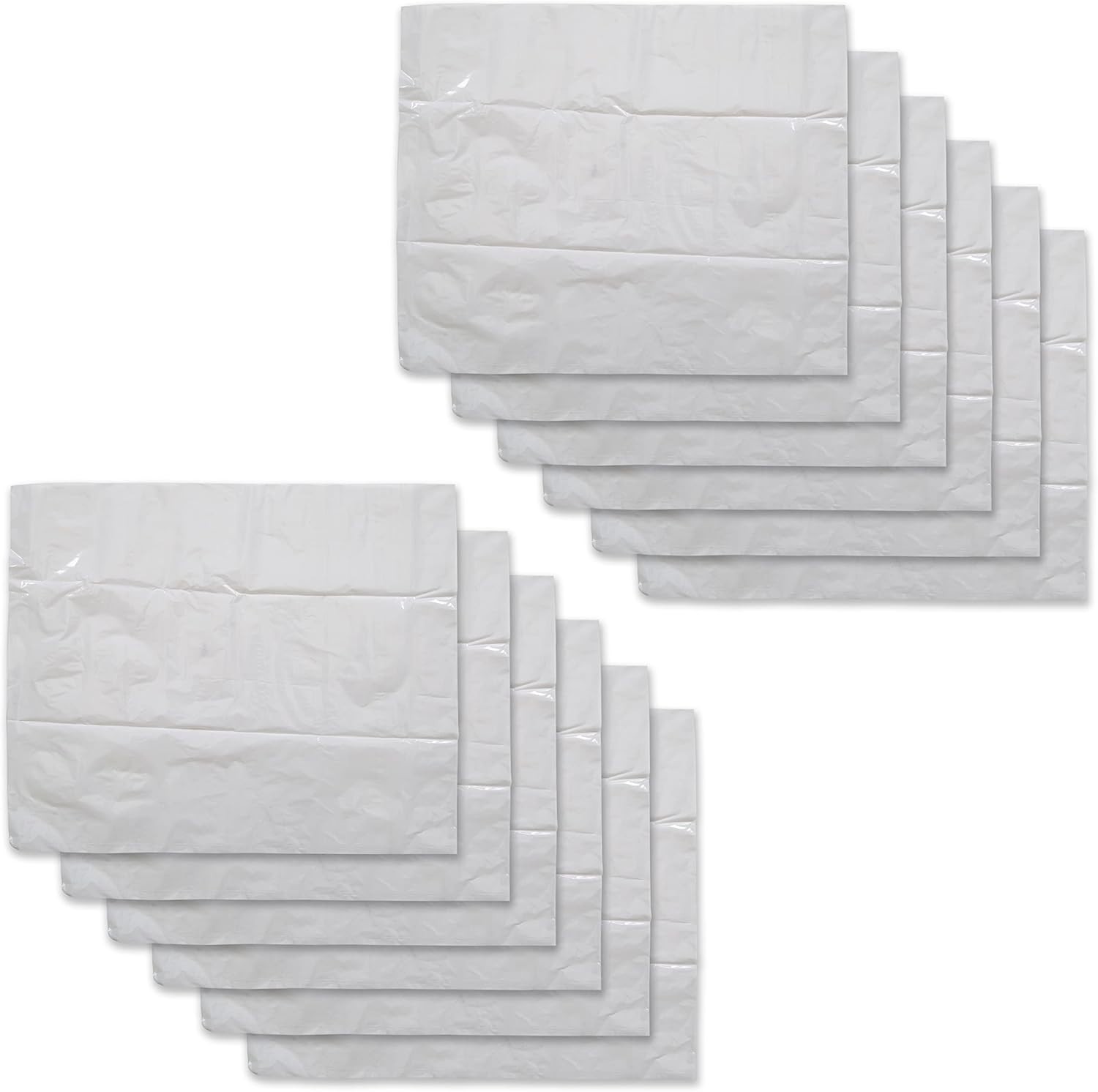 Convenient 21.5×18 Inch Disposable Toilet Bags, 12-Count for Outdoor Adventures