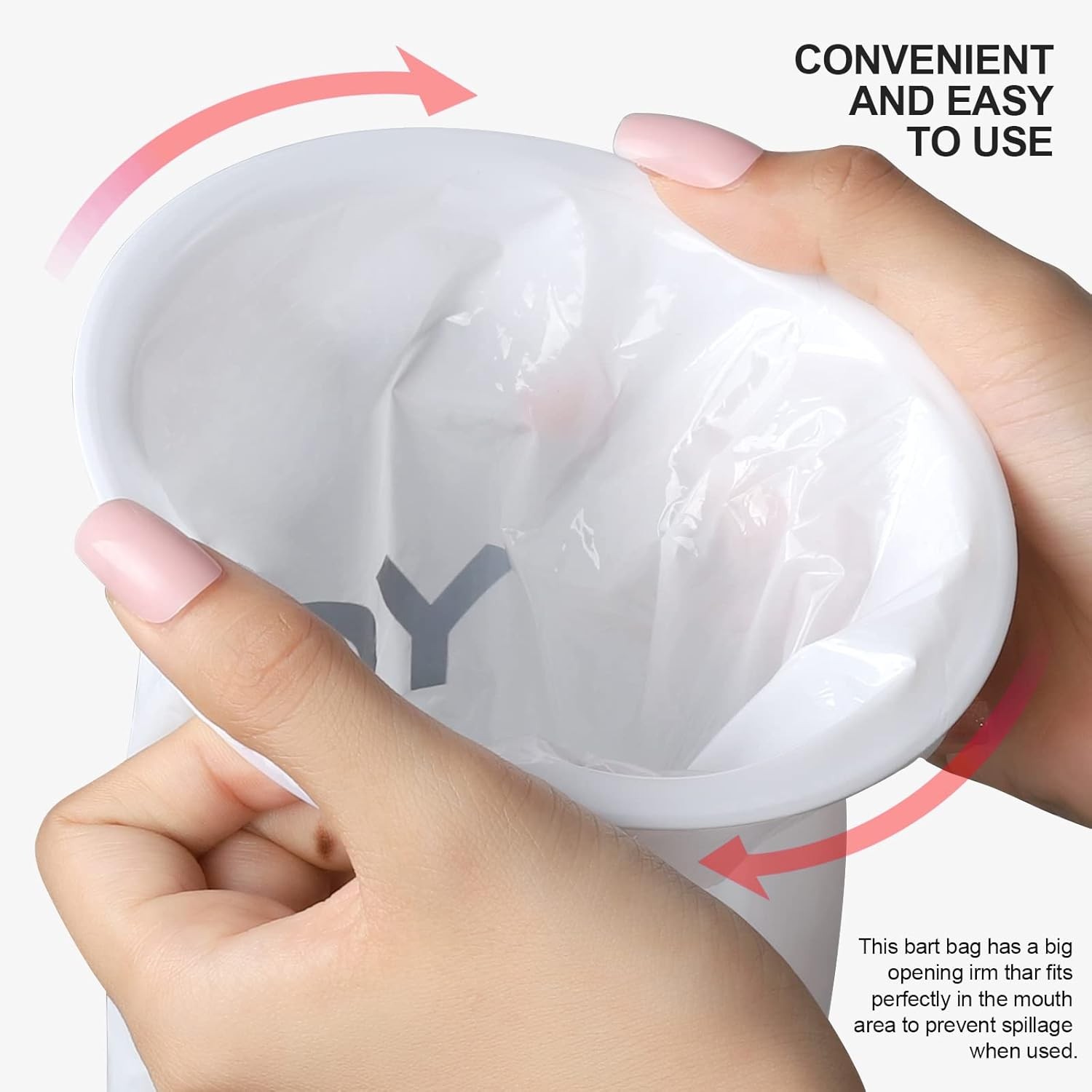YGDZ Vomit Bags, 15 Pack Vomit Bags Disposable, 1000ml Barf Bags, Leak Resistant