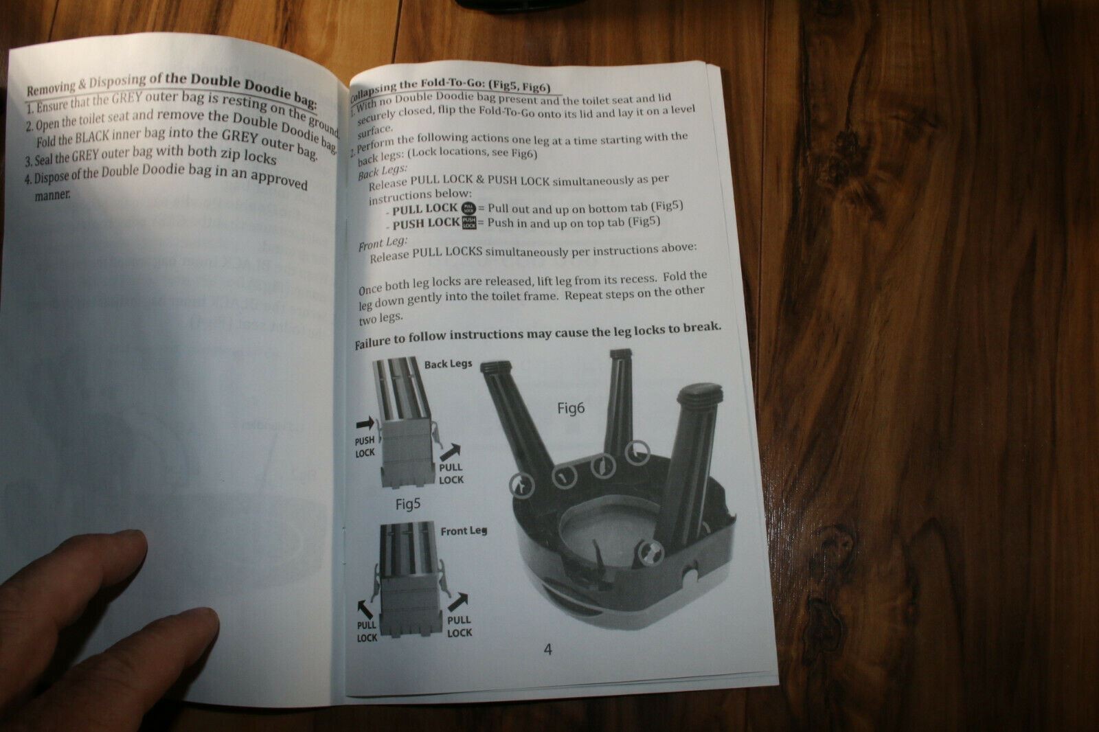 Folding Portable Toilet Reliance Collapsible Camping,Hiking,Road Trips GOTTA GO