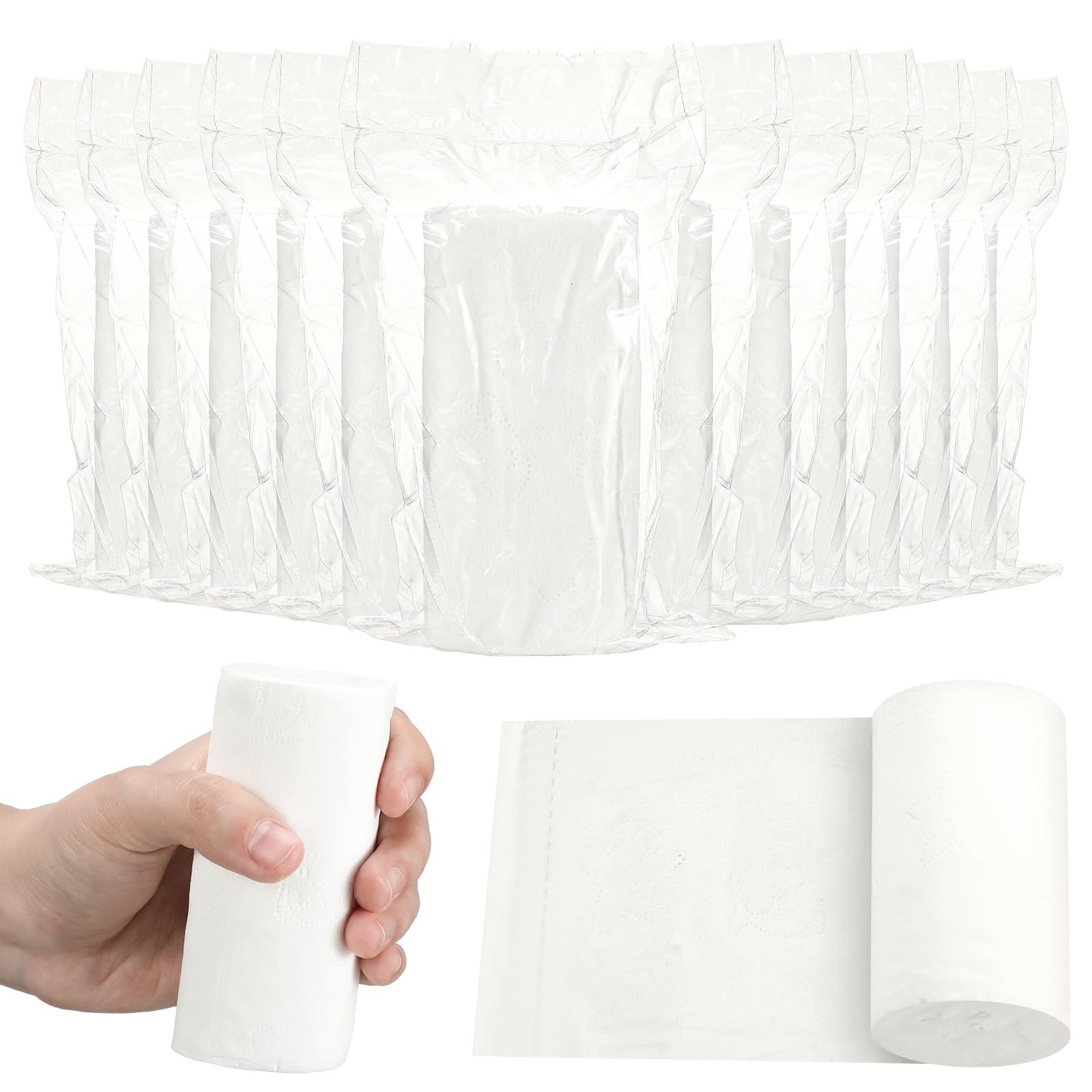 12 Rolls Travel to Go Packs Soft Camping Bulk Portable Travel Size Compact Po…