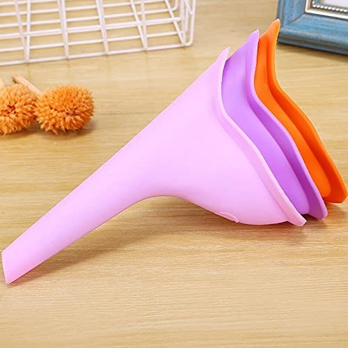 Female Urinal,3 PCS Female Urinal for On-The-Go Urinating Travel Device Silic…