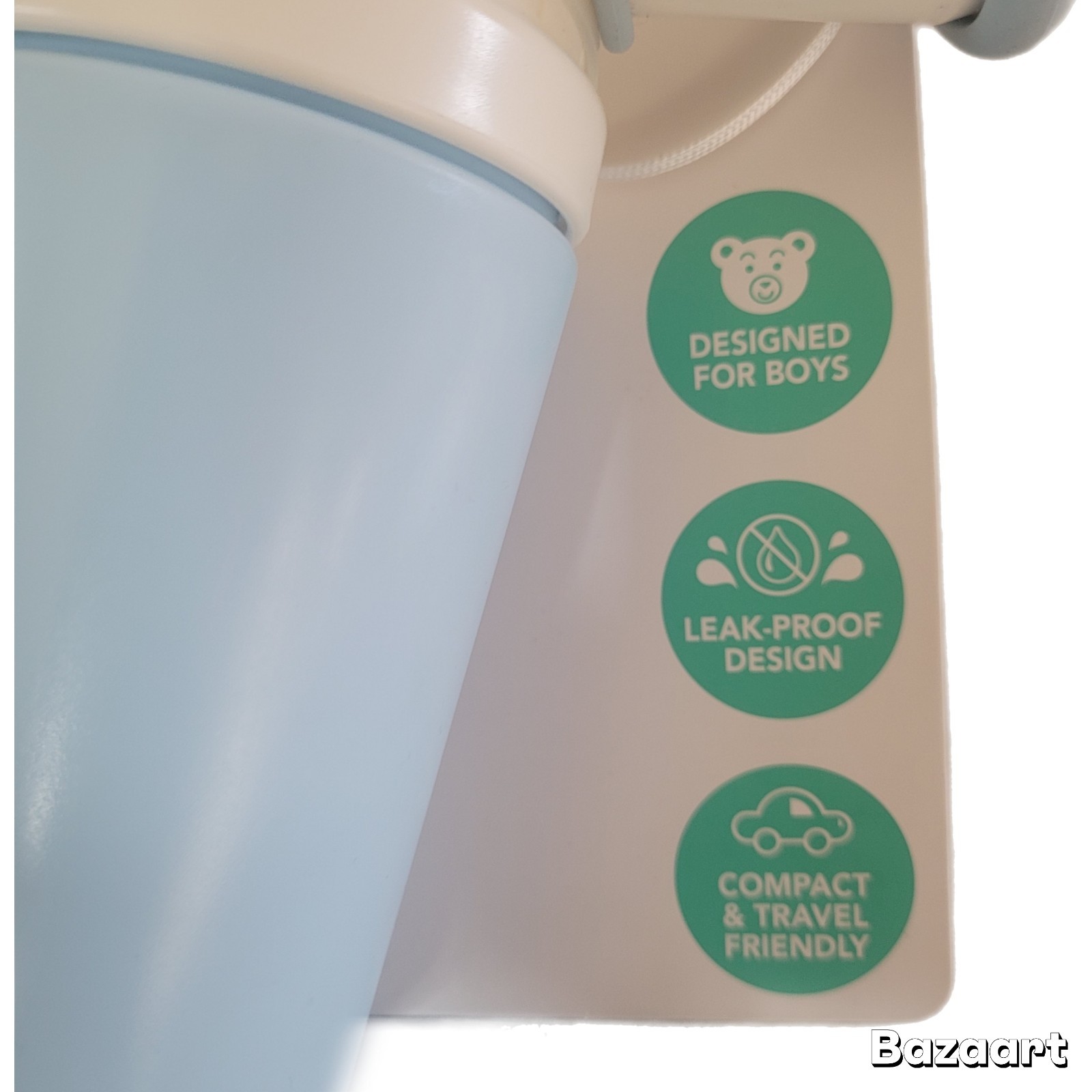 Nuby Travel Camping Potty Urinal For Boys Leak-Proof Portable Toilet Blue NEW