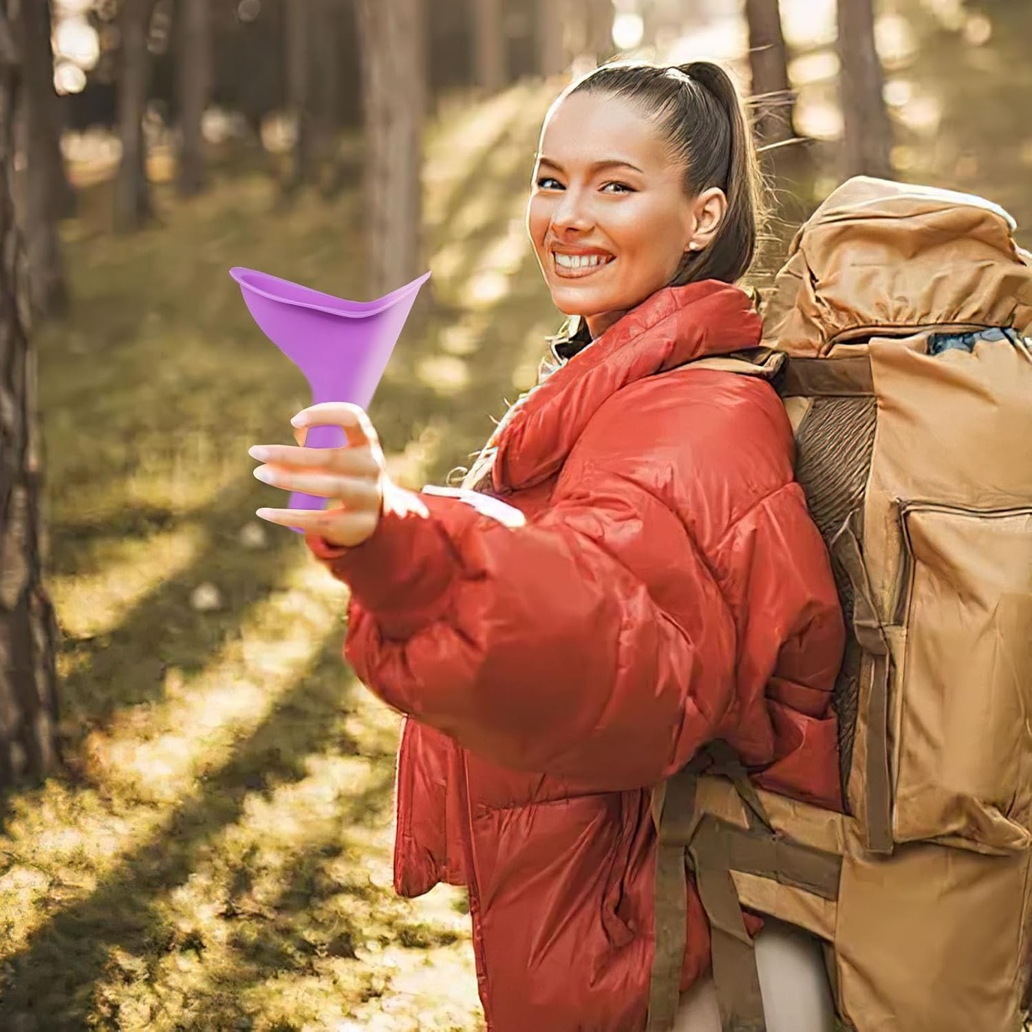 4PCS Portable Female Urinal Funnels – Hygienic Pee Funnel for Travelers