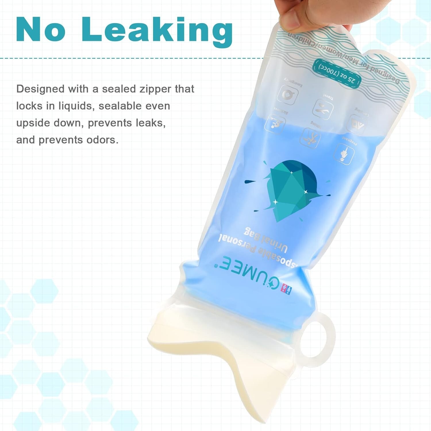 700 ml Unisex Emergency Disposable Urinal Bags – Travel & Camping Essentials