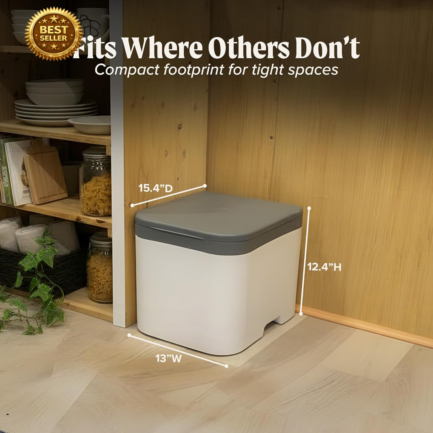 Portable Compost Toilet Camping No Electric Odor Free Urine Diverting Toilet 8G