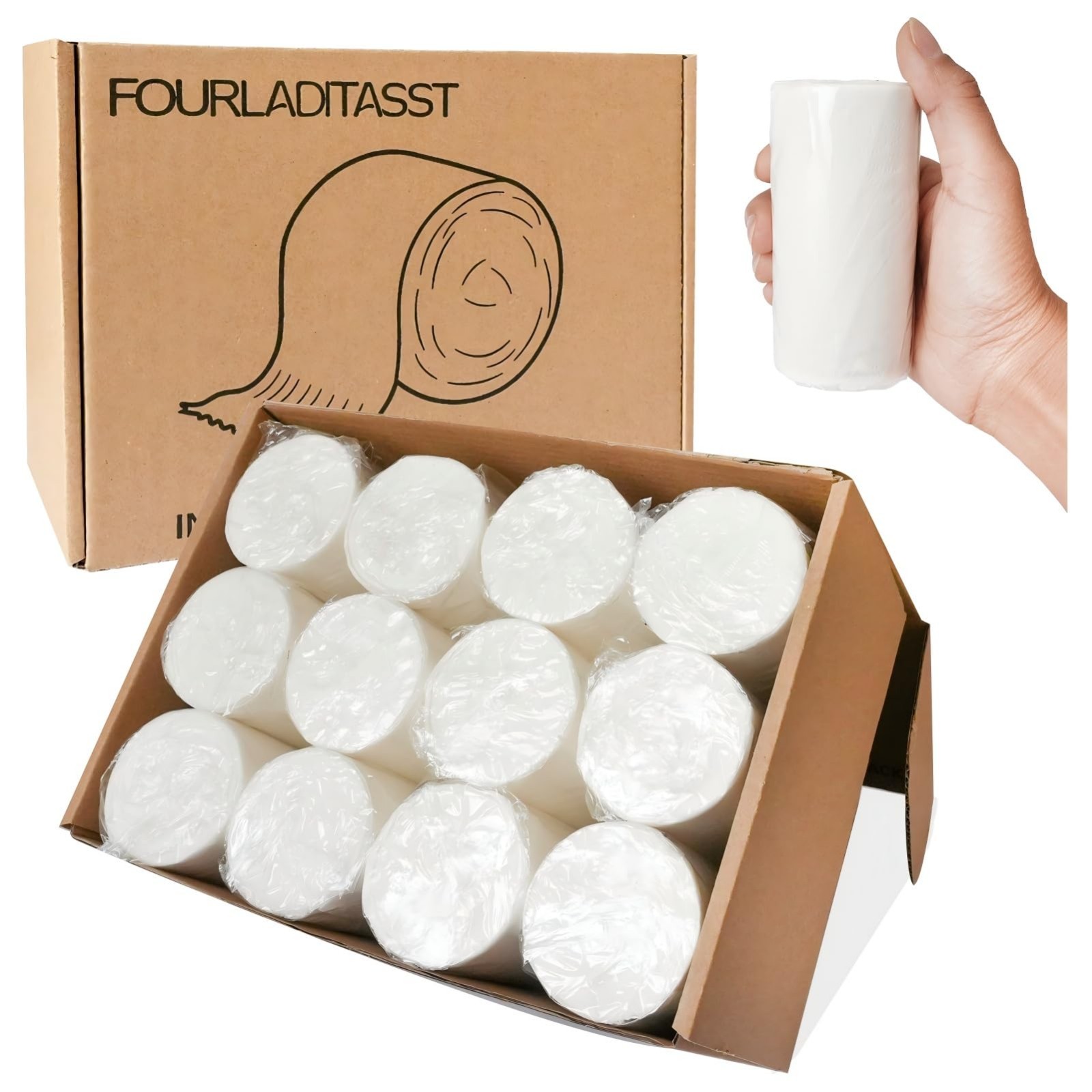 Portable Camping Toilet Paper – Travel Tissue for RV & Outdoors, Compact Pack