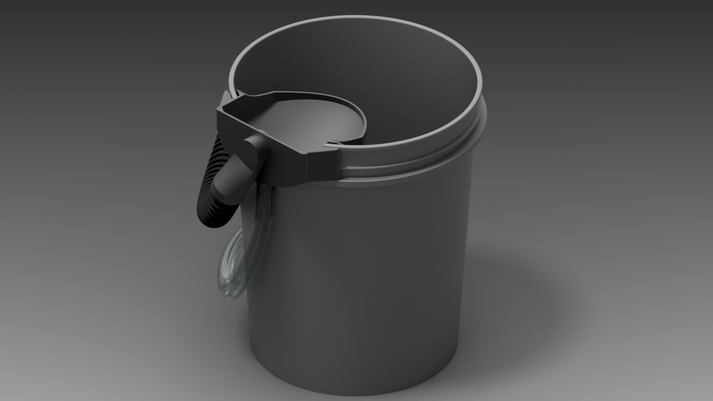 DIY Compost Toilet In-Bucket Urine Diverter and Ventilation Kit
