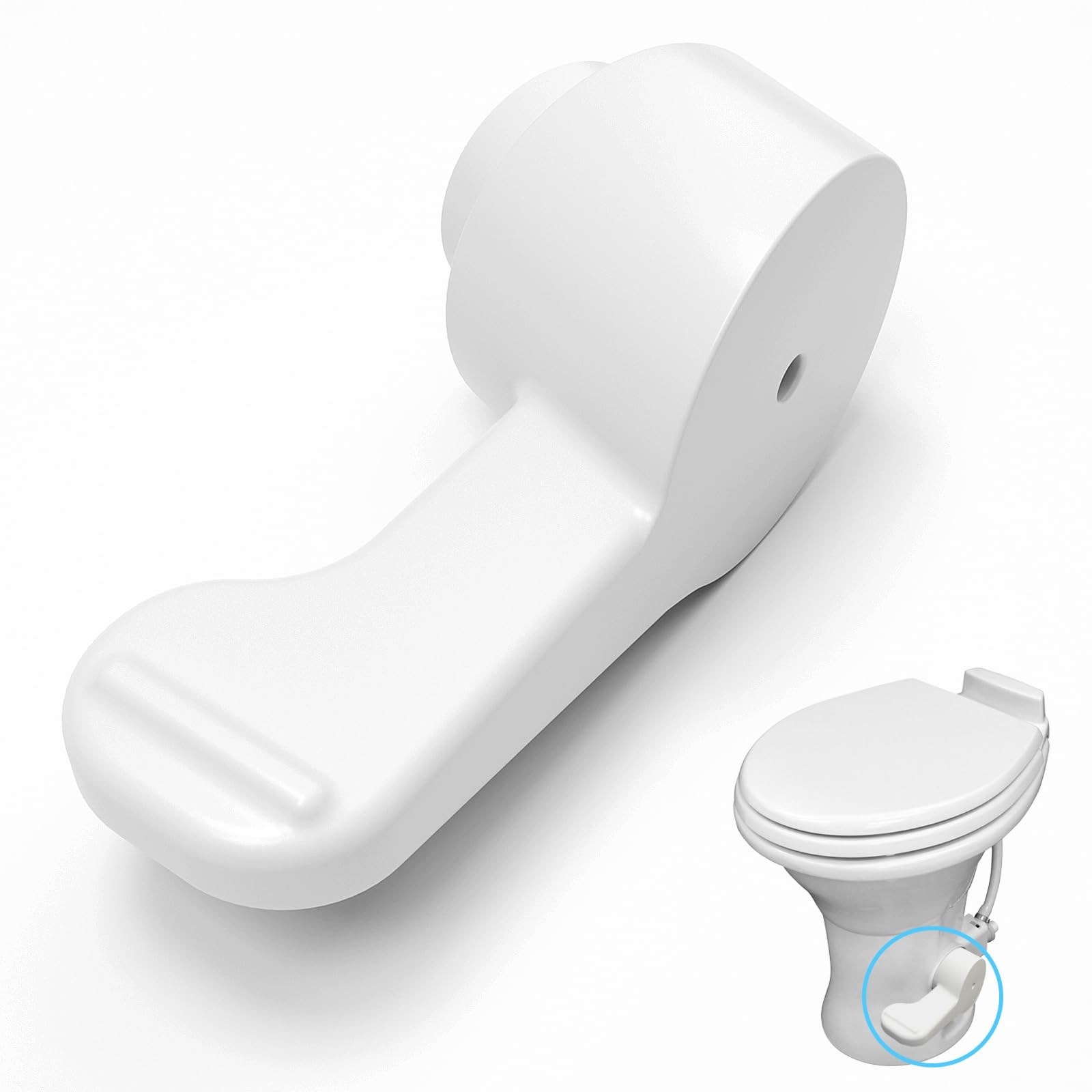 RV Toilet Flush Pedal for Dometic 300/310/320/321 RV Toilet Repair Parts Foot Pe