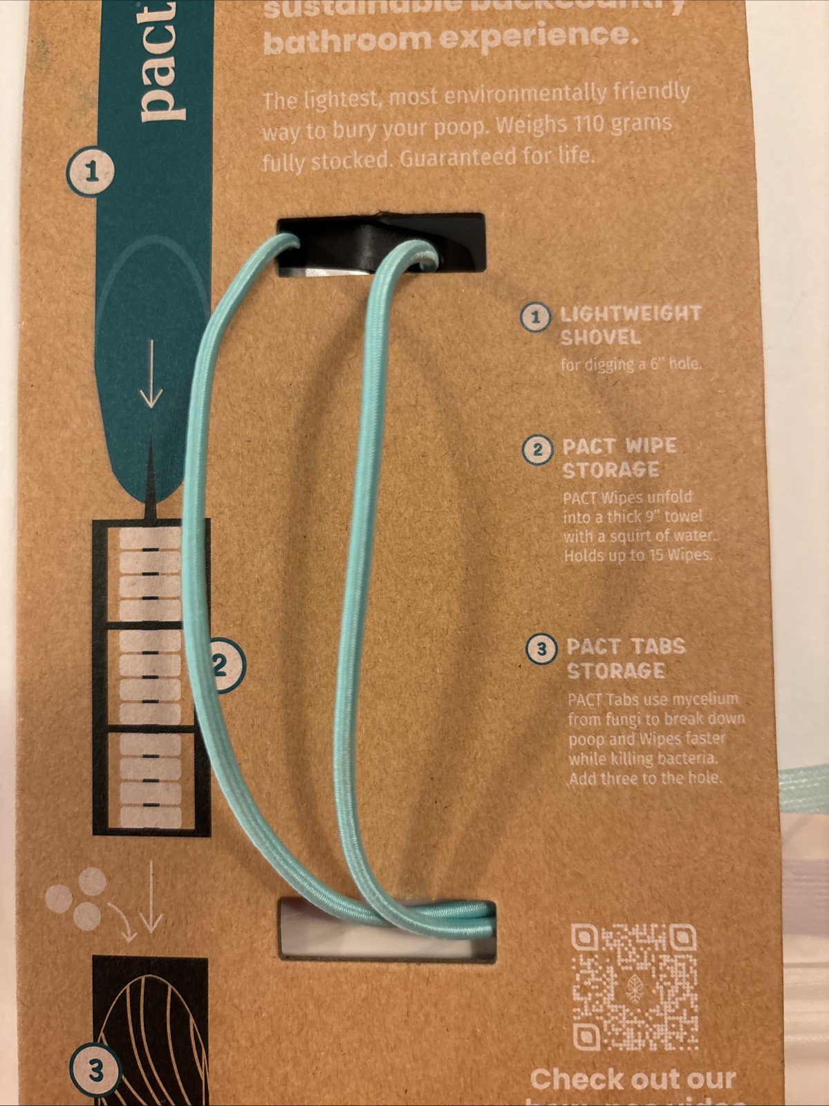 PACT Lite Outdoor Adventures 3pc Sustainable All-In-One Bathroom Kit