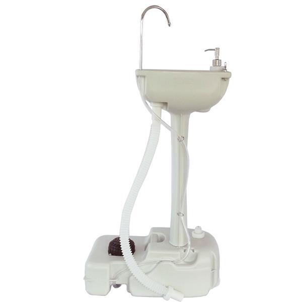 Portable toilet with sink and hand washing station – Camping WC with 20L flush