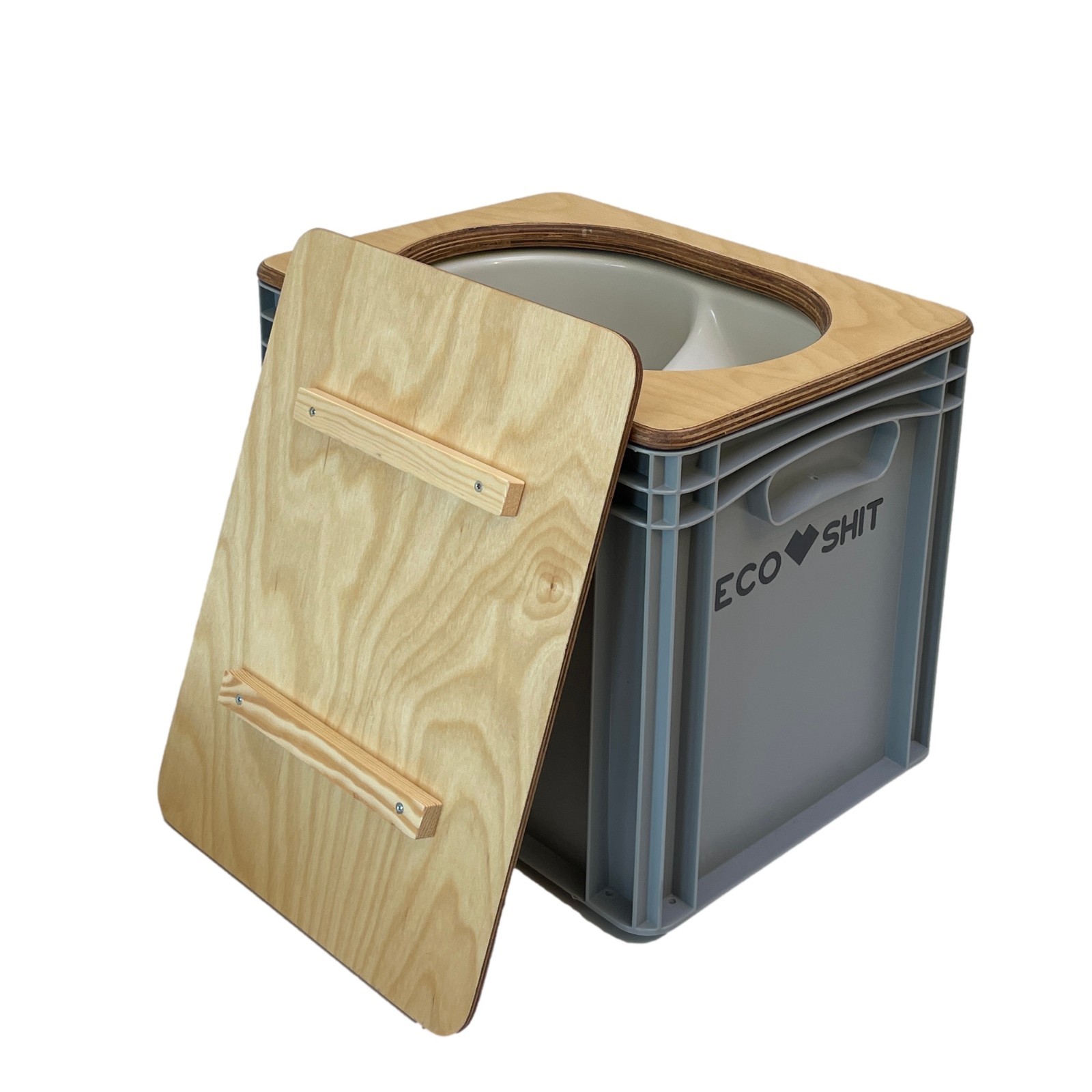 Separating toilet Eurolo Plus – in Eurobox format – with booster seat +++ Ecoshit