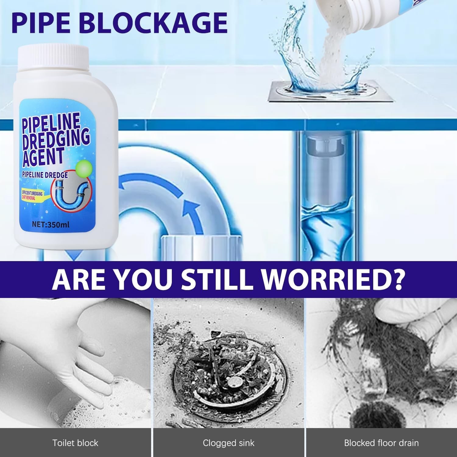 Powerful Pipe Dredging Agent,Pipeline Dredging Agent for Kitchen Toilet