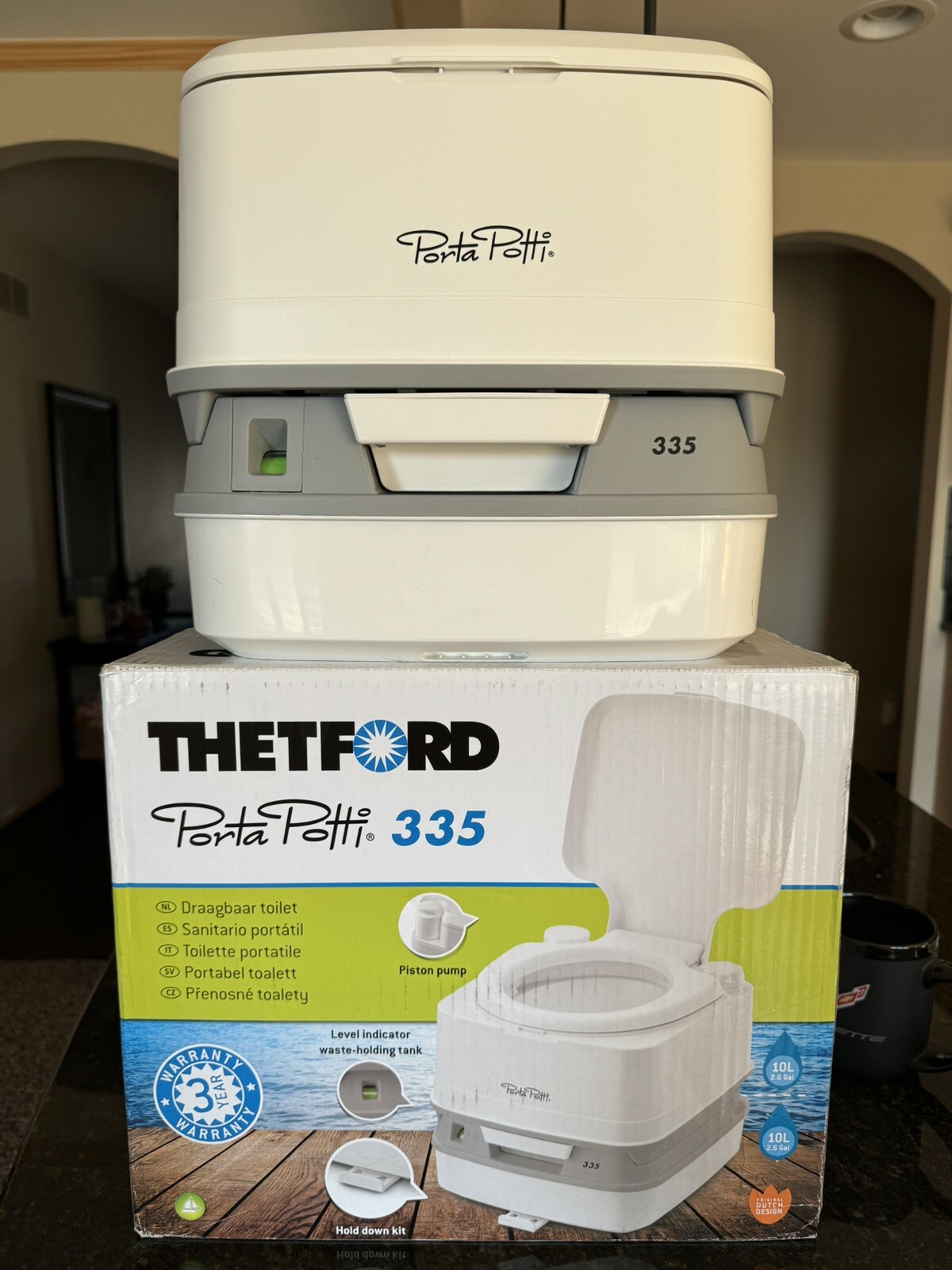 THETFORD Porta Potty 335 *** OPEN BOX NEVER USED ***
