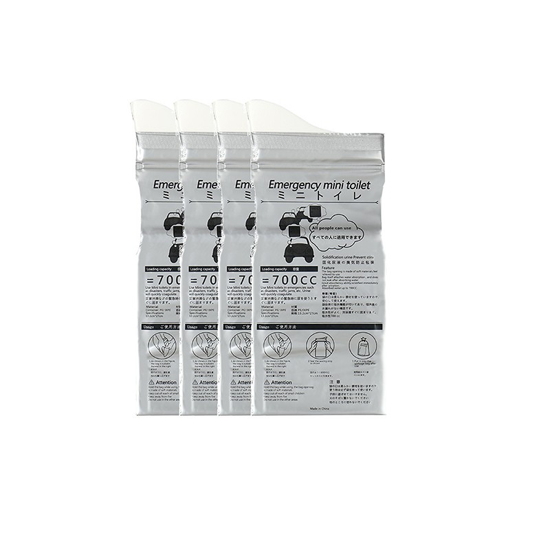 1/4Pcs 700 ml Emergency Portable Car Urine Bag Vomit Bags Mini Toilet Emergency,