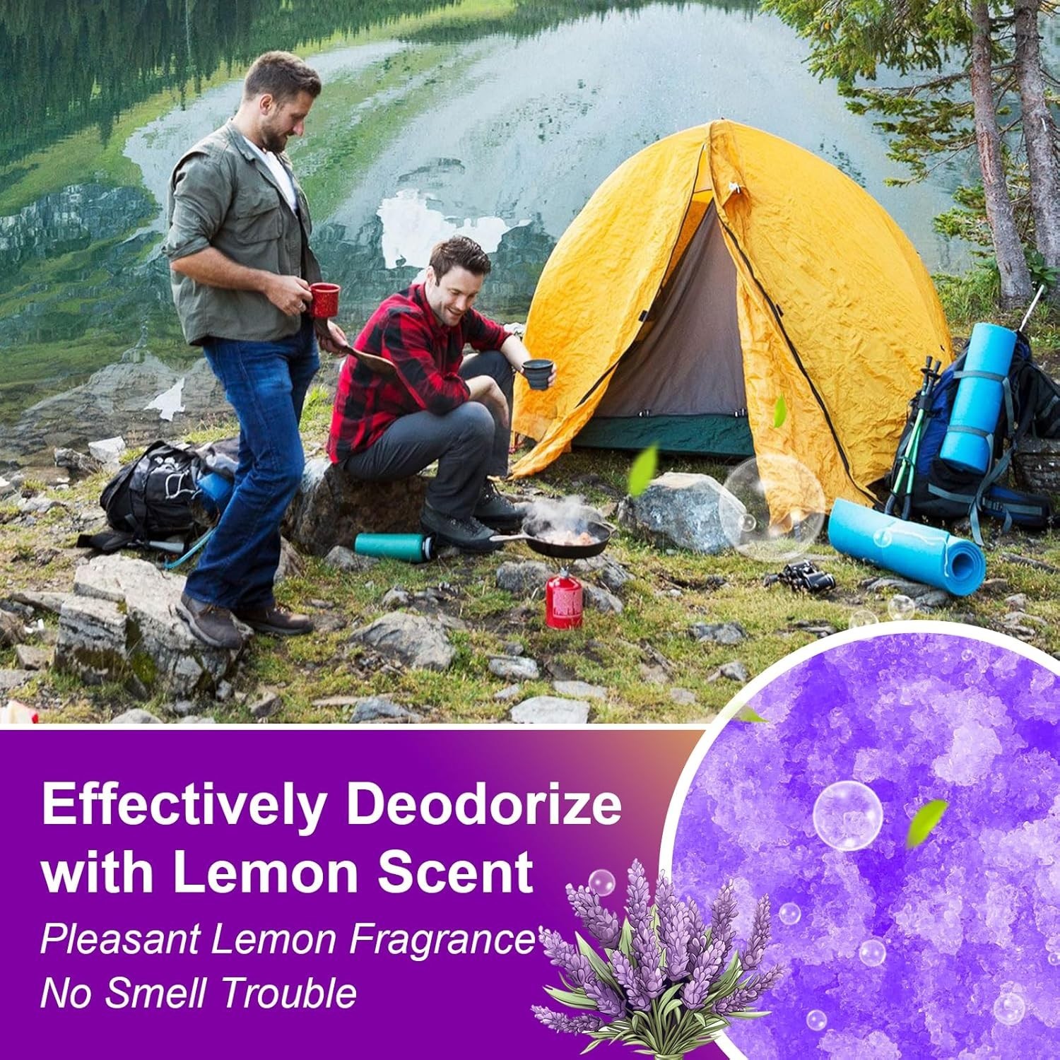 Eco-Friendly Poo Gel for Camping and Emergency Use – 10g per Pack, 25 Total