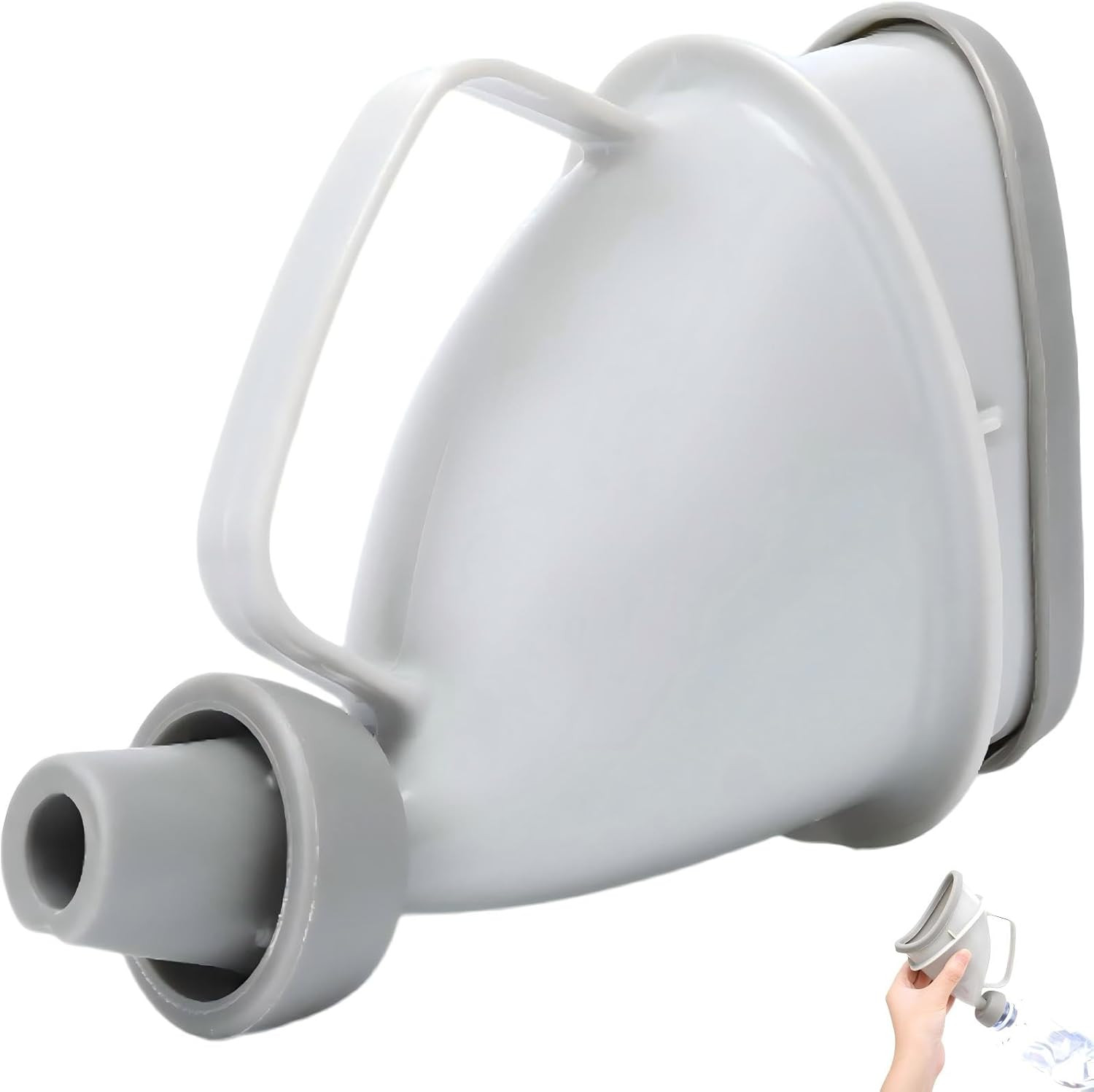 Portable Urination Device, Unisex Travel Emergency Toilet with Tube and Handle,