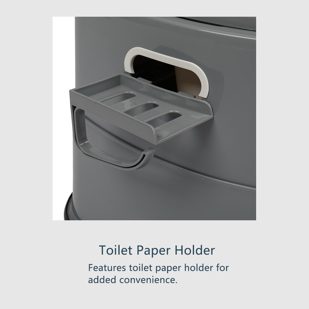 Portable Camping Toilet Compact Potty Loo Caravan Picnic Fishing Festivals