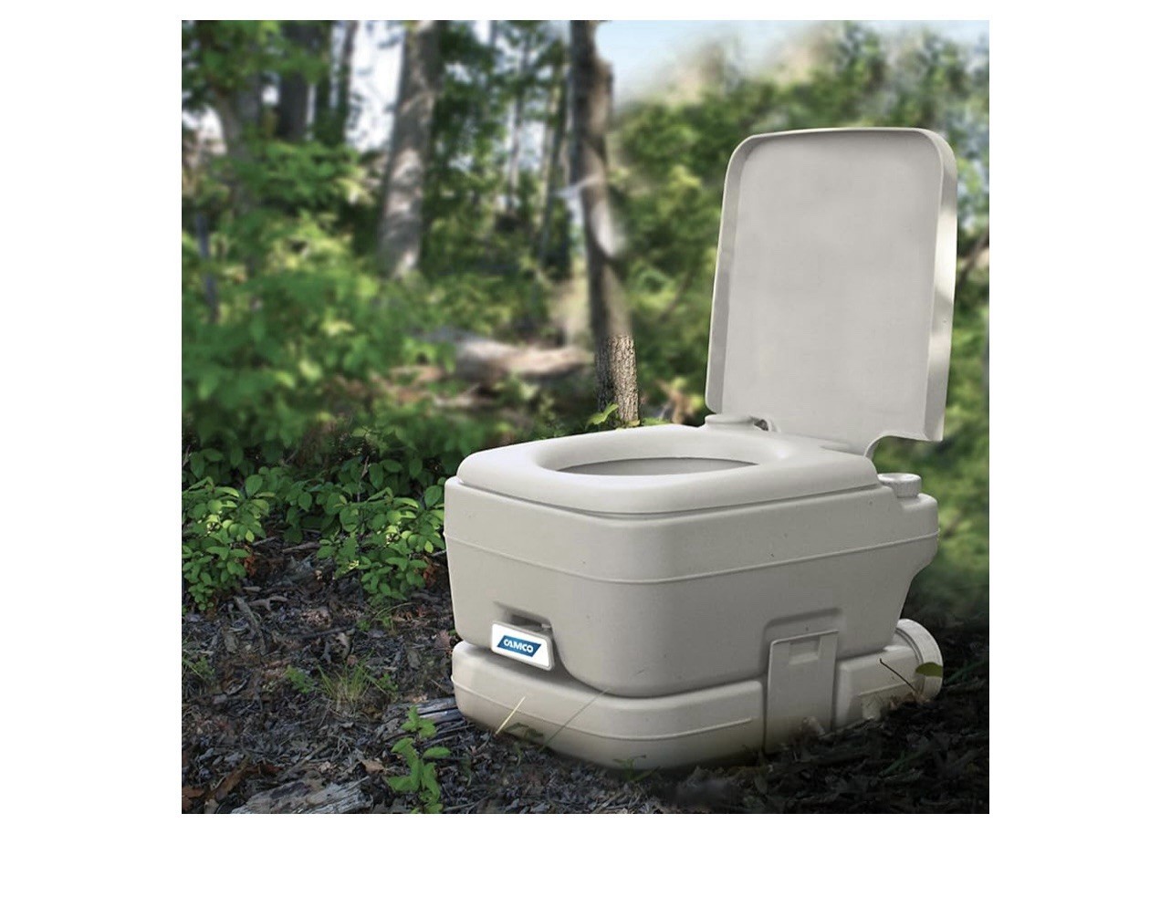 Camco 2.6 Gallon Portable Toilet For Camping Rv Boating And Road Trips