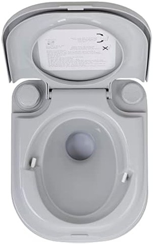 HSM 6.4 Gallon Waste Tank Portable Toilet for Camping RV Boating Fishing Indo…