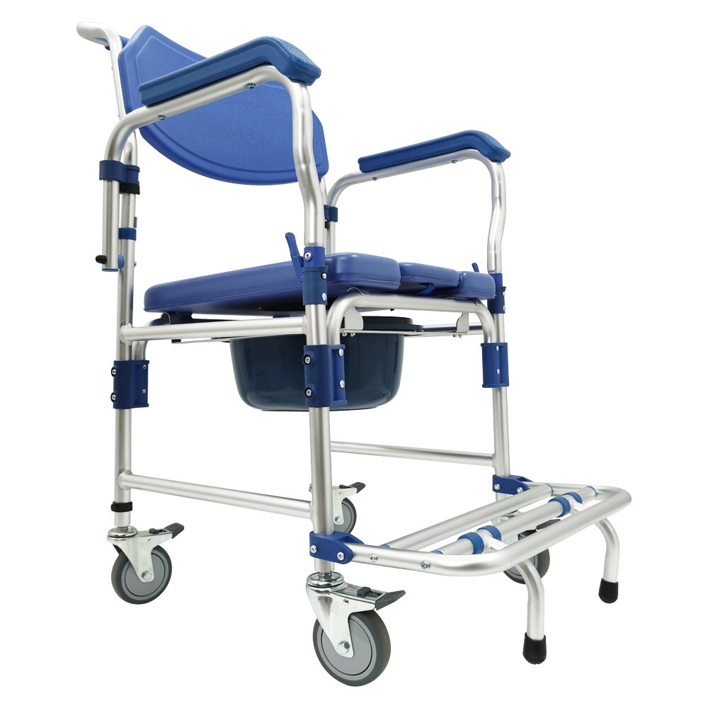 Folding Toilet Chair and Moving Toilet Chair For Elderly Pregnant Women