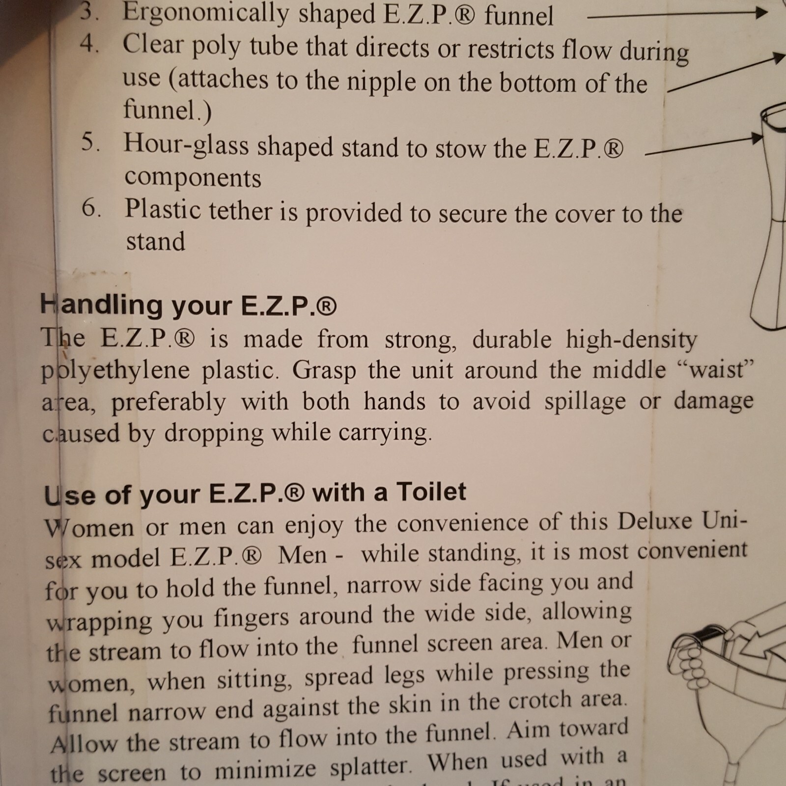 E.Z.P Personal Hygiene System Portable Outdoor Camping Travel NEW