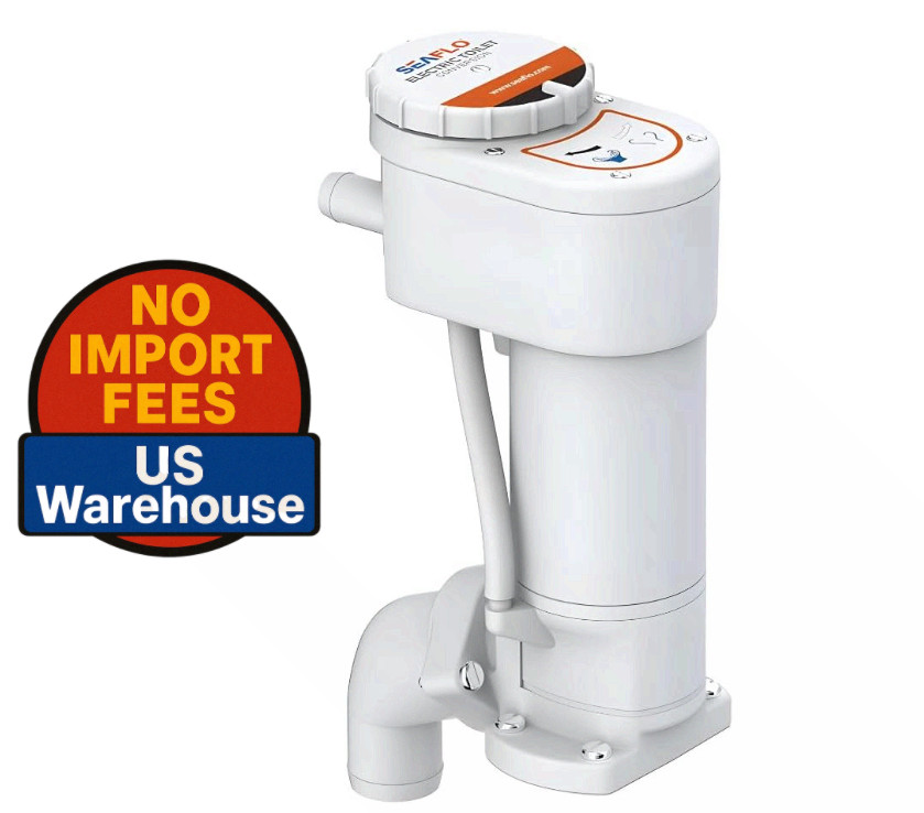 SEAFLO Manual to Electric Marine Toilet Conversion Kit 24V