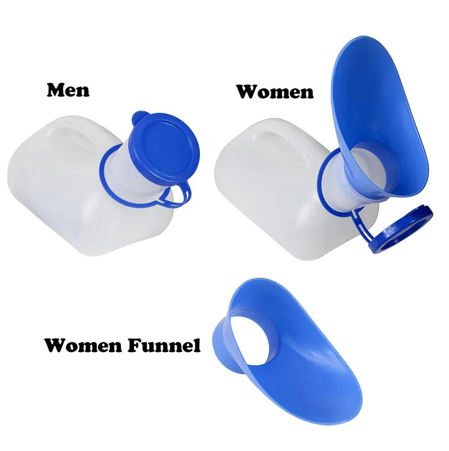 Unisex Urinal Bottle (1 Pack) – Portable Urinal For Men And Women