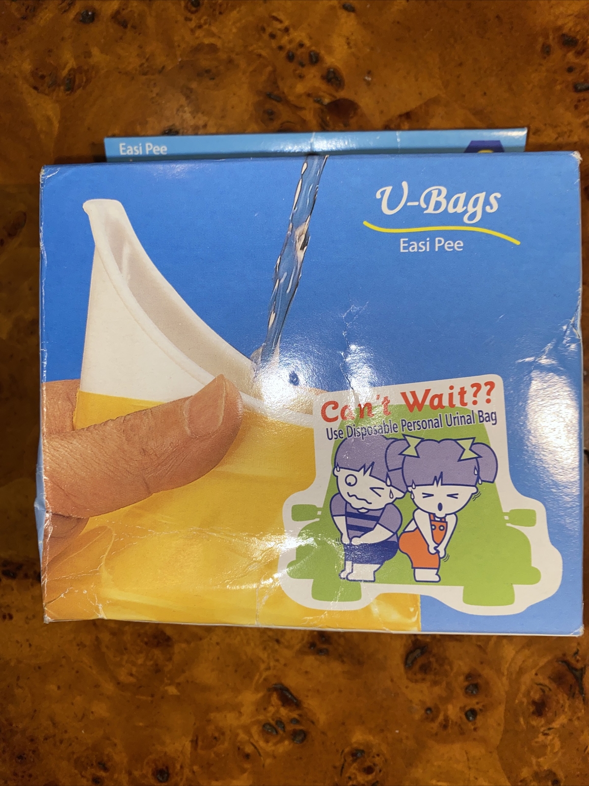Easi Pee V-Bags Disposable Urine Bag for Men, Women and Children 2 Pack New