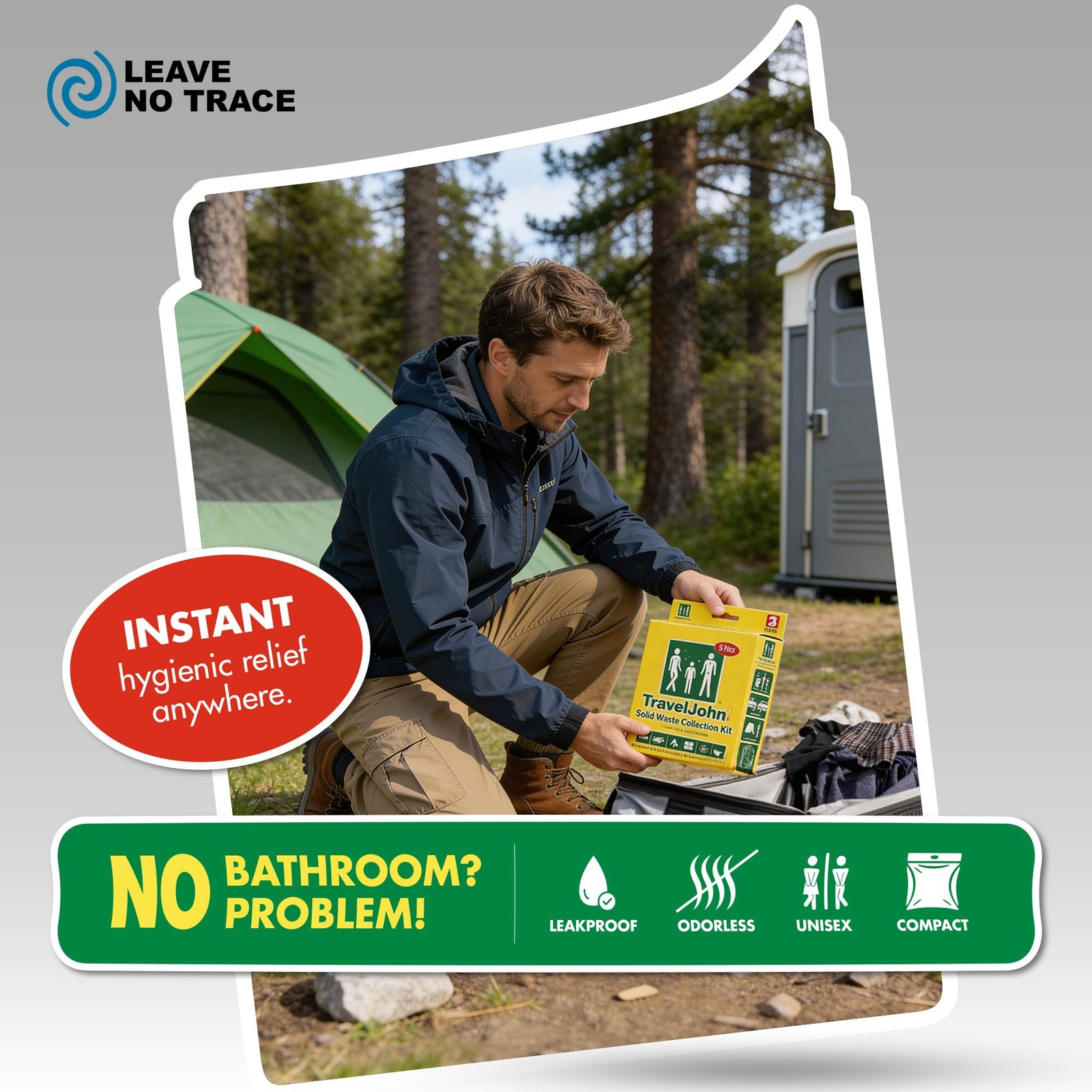 Portable Toilet Waste Bags – Double Layer & Leak Resistant Design with Absorb…
