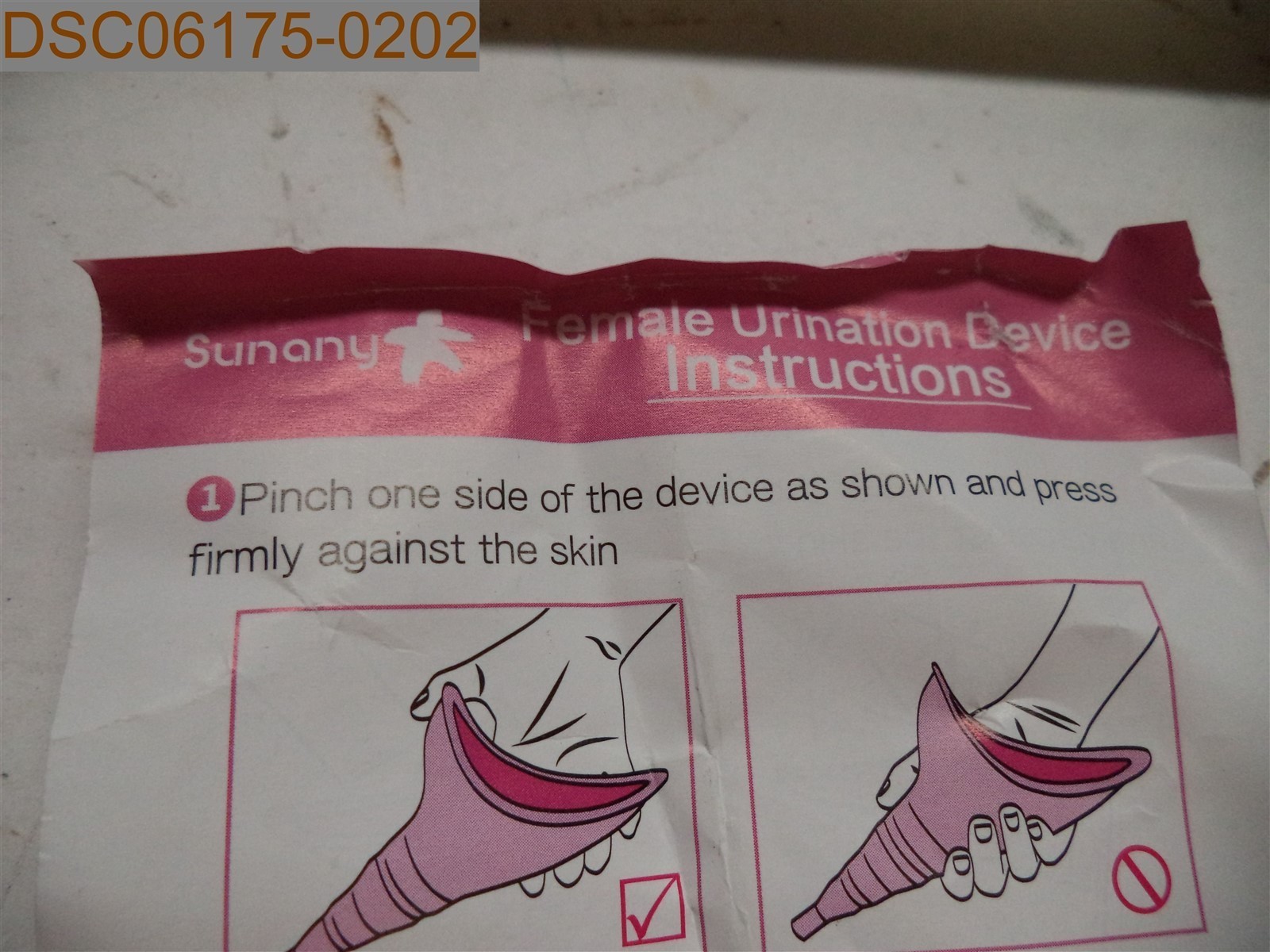 Sunany Female Urination Device, Pink, Silicone