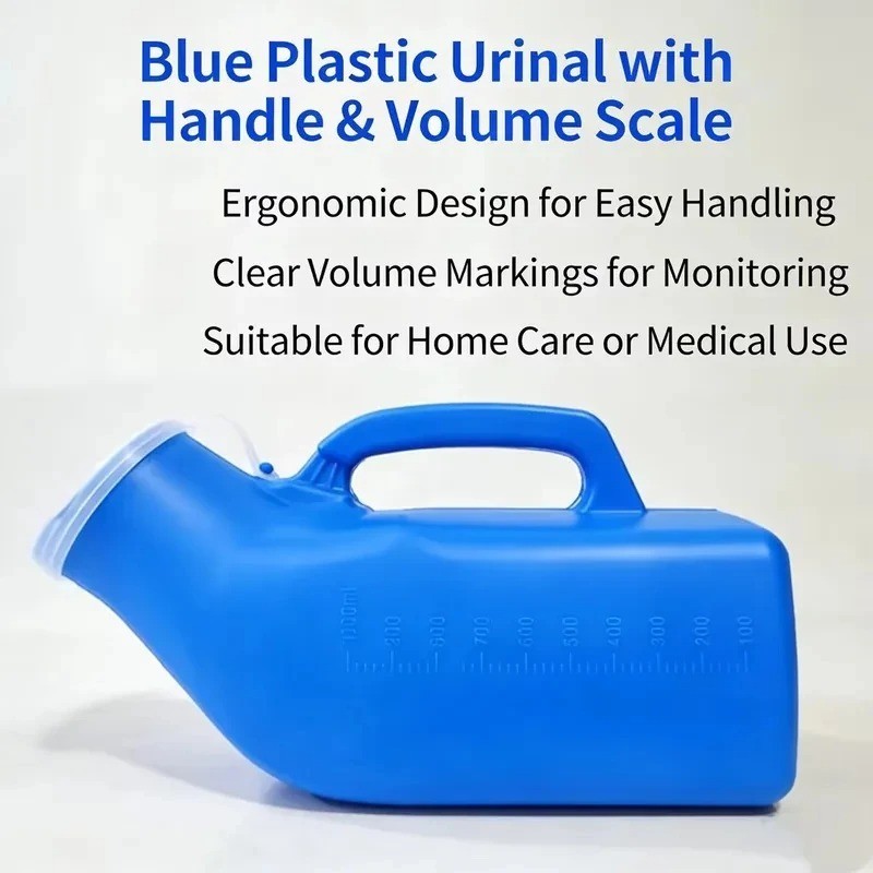 1 pc 1200ml Portable Men Urinal Bottle with Handle Travel Toilet
