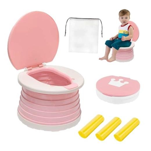 portable, foldable potty seat for toddler, Training Toilet Seat Small Pink