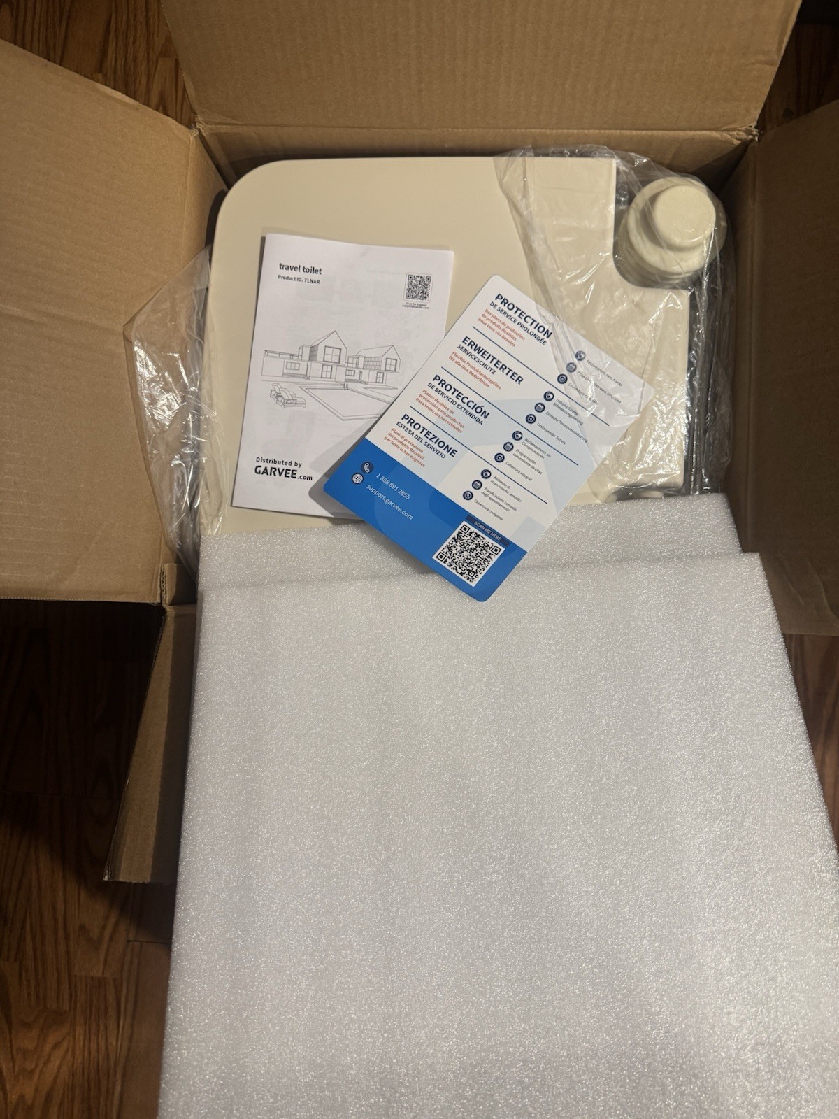 GARVEE Portable Flush Camping Toilet 20L (5.3 Gallon) – NEW IN BOX