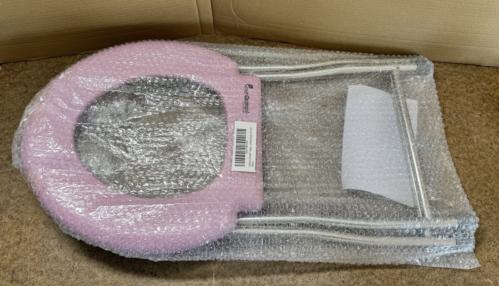 Folding Toilet Camping Toilet 150kg Seat Height 39cm Camping Toilet Pink / Pink