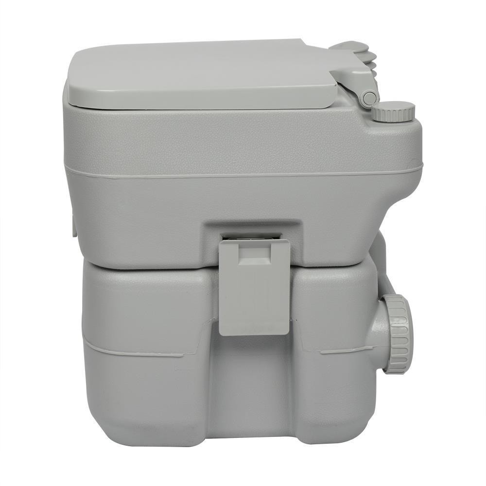 Portable Toilet Flush Travel Camping Commode Potty Outdoor/Indoor 5 Gallon 20 L