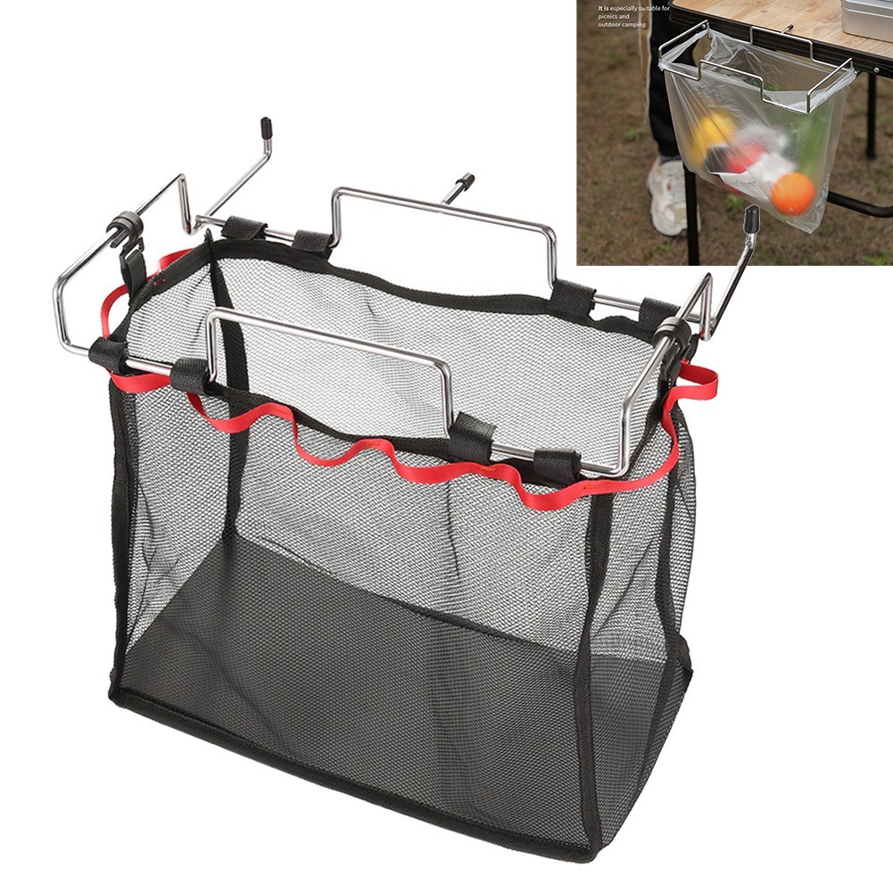 Portable Table Net Shelf Bag Essential for Organizing For Picnic Supplies